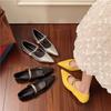 Small fragrant wind inner height increase small square head Mary Jane shoes women's shoes 2025 spring and summer shallow mouth versatile gentle even