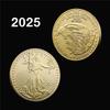 Vintage Liberty Eagle Commemorative Coin Alloy Replica Craft Coin, Collectible Souvenir Gift for Hobby Decoration