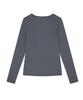 LUVISTRUE El Henley Neck Sleeve Tee(Charcoal)