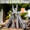 30-in-1 Multitool Zange Kabel Drahtschneider Multifunktionale Multi Handwerkzeuge Outdoor Camping Tragbare Klappzange