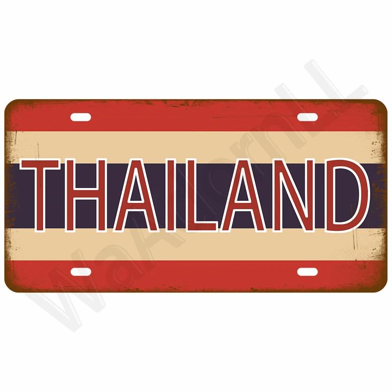 Vintage Metal Plate Tin Sign Plates Bar Retro Metal Sign Wall Art Mural Aesthetic Room Home Decor Items Poster Garage Decorat