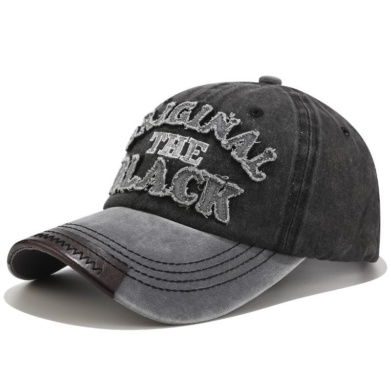 New Patchwork Washable Baseball Cap Men Women Letter Sunhat Unisex Outdoor Sports Snapback Fishing Travelling Baseball Hat