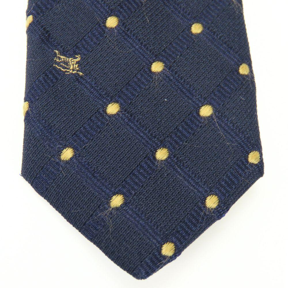 Used BURBERRY Tie Silk Navy Suit