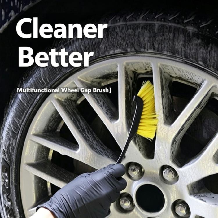 Professional Car Cleaning Tool Soft Bristled Brushes Short Ergonomic Handles For Wheel Arch Detailing Maintenance