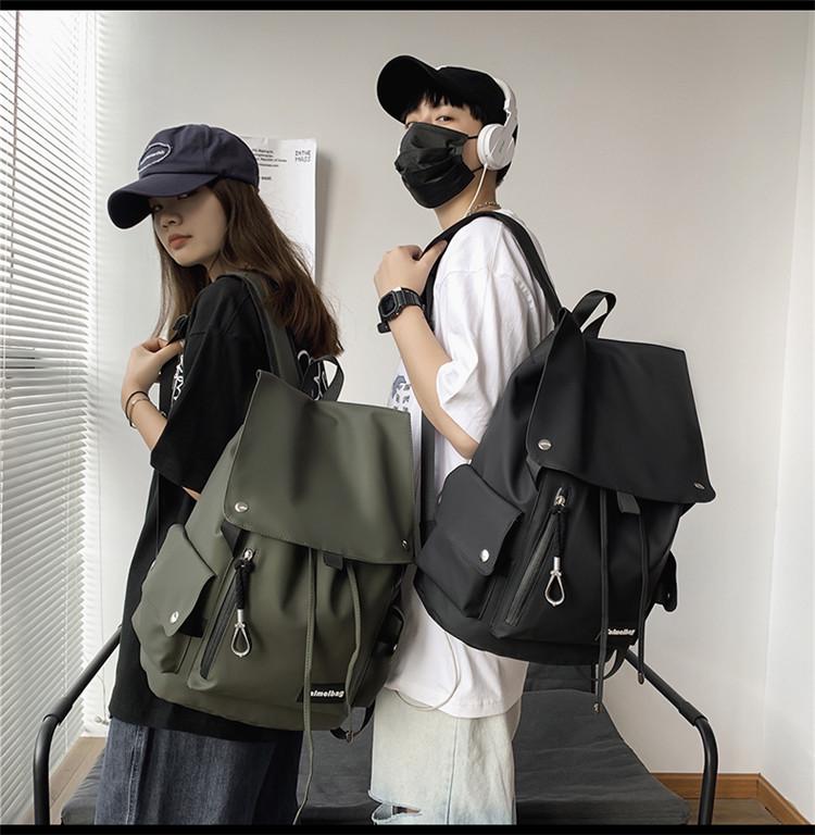 Japanese Style Trendy Large Capacity Schoolbag for Girls, High School Students, and Leisure Travel Backpack for Women and Men