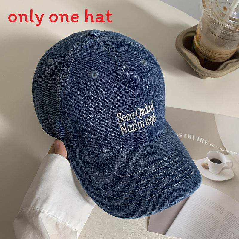 Classic Denim Baseball Cap For Women Men With Adjustable Fit And Wide Brim For Casual Wear