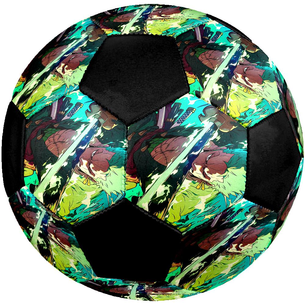 Roronoa Zoro Theme Size 5 Soccer Ball, Suitable for Both Indoor and Outdoor Matches, a Gift Suitable for Everyone.