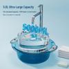 Large Durable Transparent Plastic Household Basin for Face Washing, Laundry, and Kitchen Use
