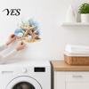 Removable Bathroom Stickers Watercolor Starfish Toilet Seat Sticker, Beach Seashell And Conch Water Tank Waterproof Non-Fading Decals PVC Cover Decal,