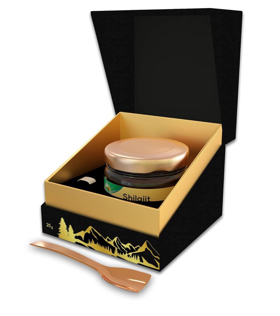 Zandu Pure Himalayan Shilajit Resin 20g Pack of 1 Natural Ayurvedic Energy Booster for Strength & Stamina