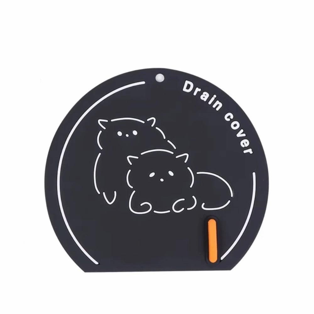 Anti Odor Sewer Floor Drain Cover Silicone Bathroom Sink Covers Washable Deodorant Cover  Kitchen