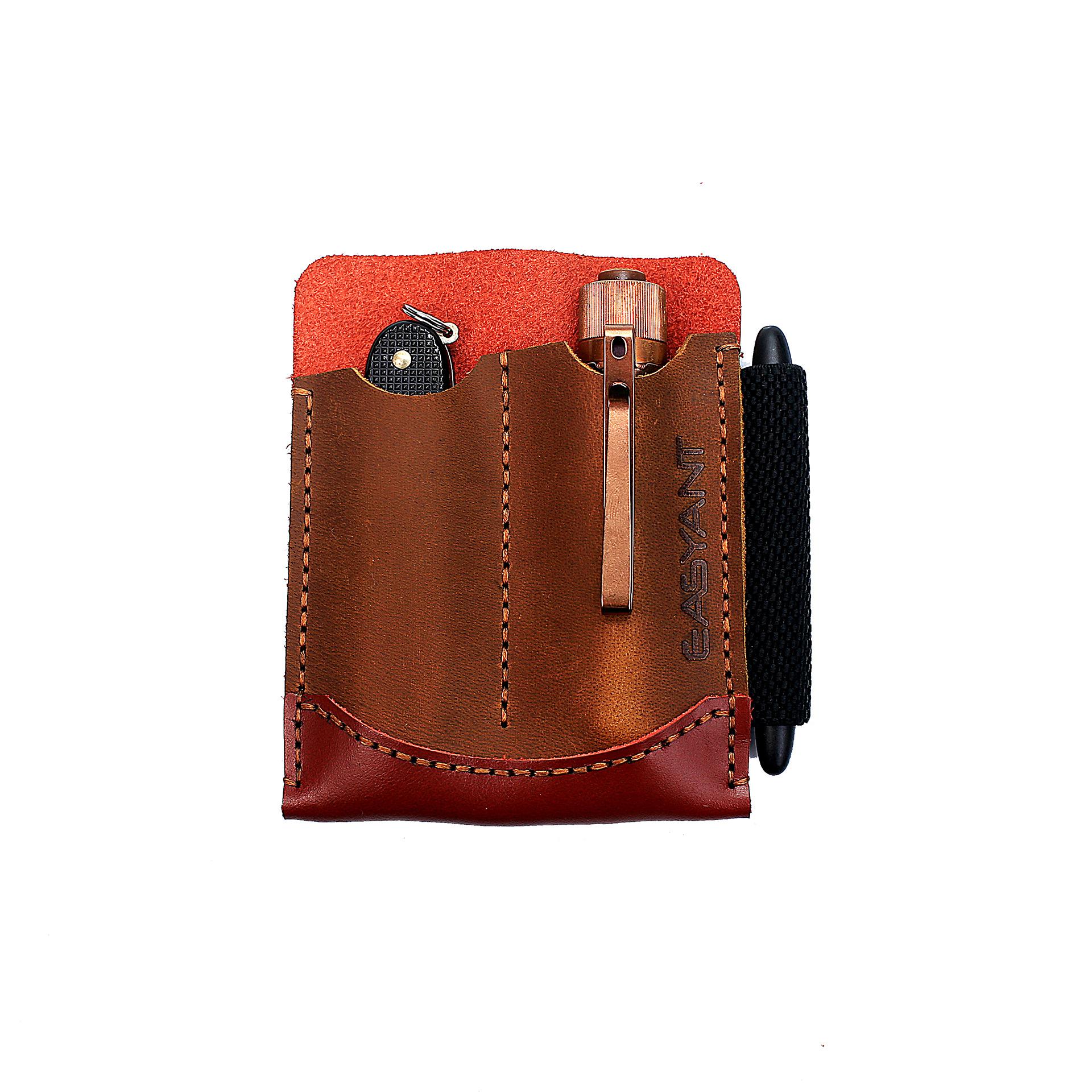 Pure Handmade Cowhide Toolkit Multifunctional Portable Portable Toolkit Retro Simple Casual Bag Genuine Leather