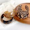 Leopard Print Cuff Bracelets Acrylic Hand Jewelry Fashion Chunky Bangles  Jewelry Accessories