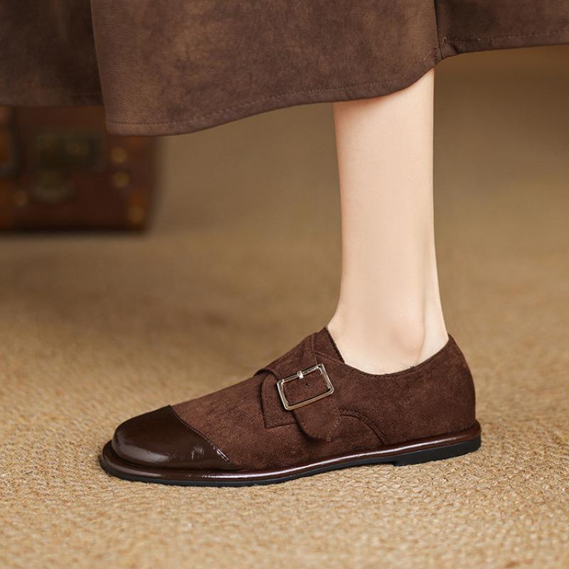 

Новая женская модная одинарная обувь с низким верхом и открытым подъемом, однотонная, закрывающая ногу, повседневная женская обувь большого размера с круглым носком, на четыре сезона, из маленькой кожи s 39