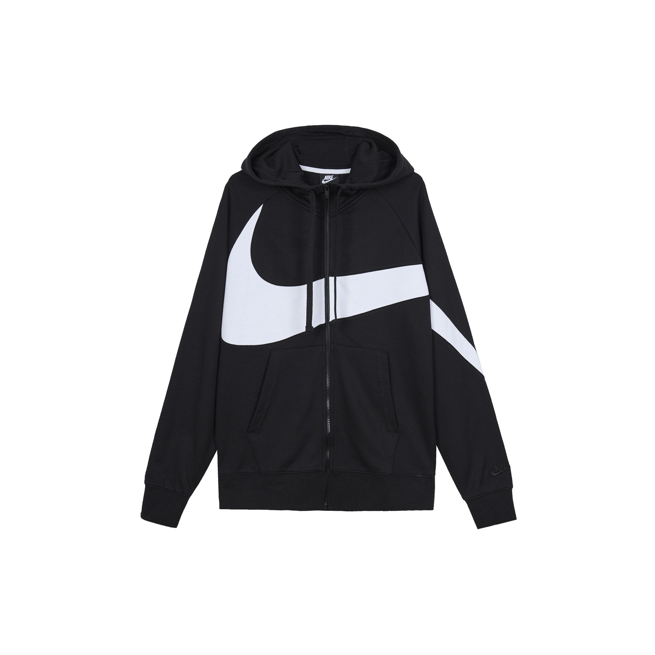 Nike Men s Coat Hooded Color Block Zipper Closure Sportswear AR3085-010 XS