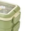 Stainless Steel Insulated Lunch Box Multiple Compartments Fashionable Safe Stainless Steel Bento Box for Students Kids