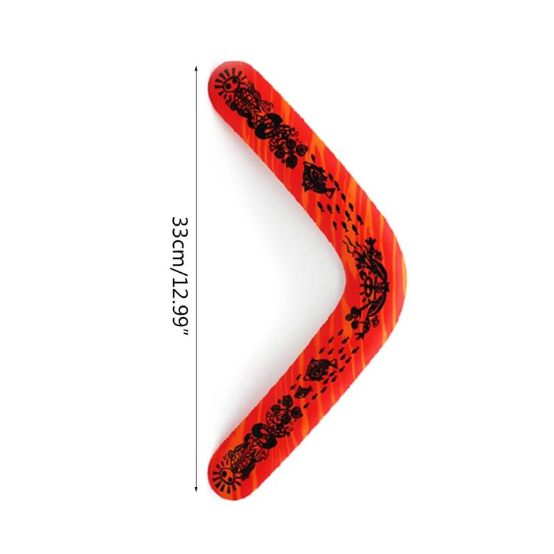 Safety Boomerangs Beach Sport Toy Parent-Children Interactive for Play Set Throwback V-Shape Flying Disk for Family Pets 6