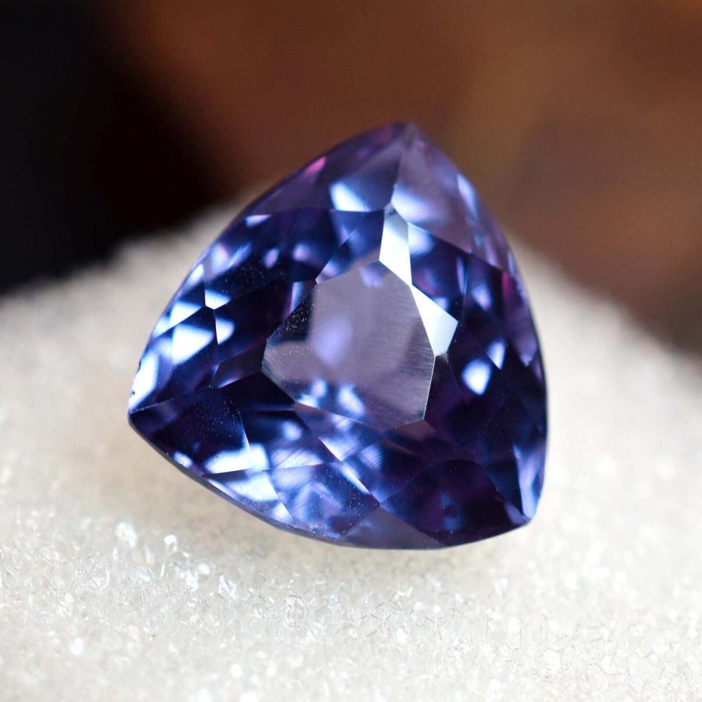 Trillion Natural Color Change Alexandrite 9.54 Ct Fabulous Loose Gemstone