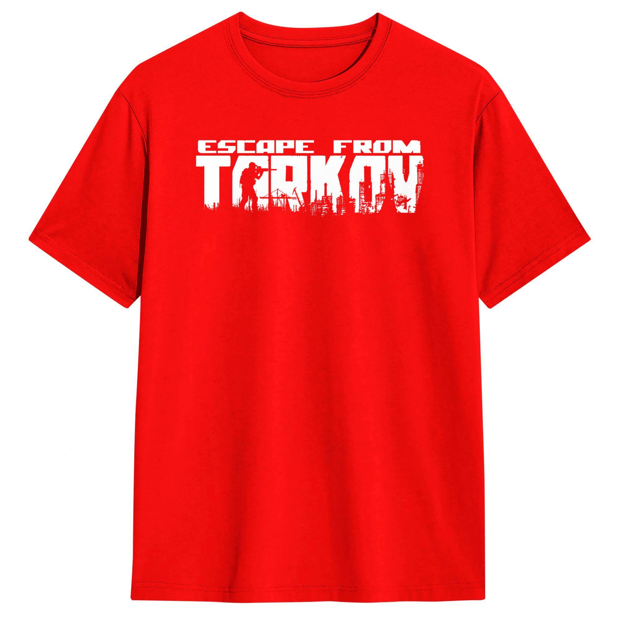 

Vintage T Shirt Beach Escape From Tarkov Novelty T Shirts Cotton Tshirt for Adult Y2K Classic Short Sleeve Tees S