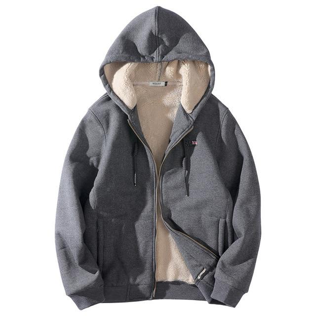 Мужская утепленная толстовка с капюшоном L(50-60kg)