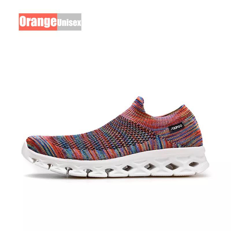 Big Size 46 45 Unisex Breathable Socks Casual Shoes Outdoor Sports Socks Running Sneakers Non-Slip No Lace Walking Shoe