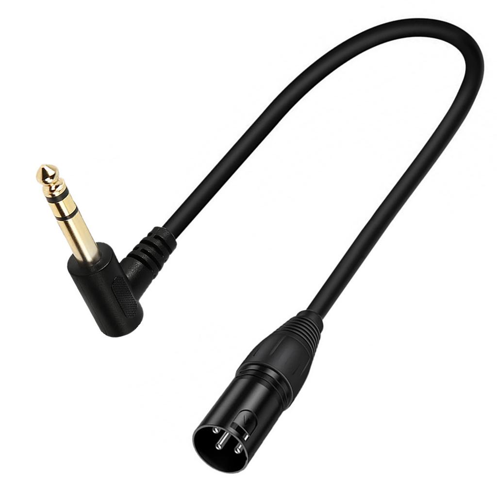 XLR 3 Pin To 6.35mm 1/4" TS/TRS Male Audio Cable, Stereo 6.35mm To XLR Plug Stereo Mic Audio Connector for Microphone