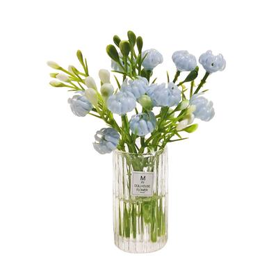 1:12 Dollhouse Miniature Bouquet Potted Plants Table Flowers Greenery Bonsai Model Desktop Vehicle Mounted Ornaments Home Decor