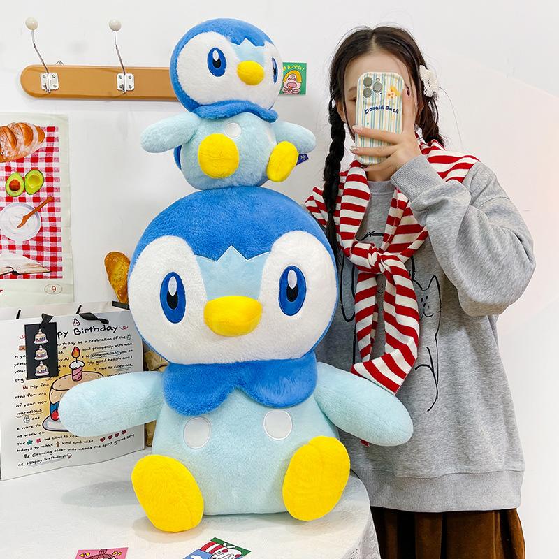 30/45/60Cm Anime Pokemon Piplup Cartoon Character Plush Toys Soft And Comfortable Dolls Sofa Hug Pillow Ornament Periphery Gifts