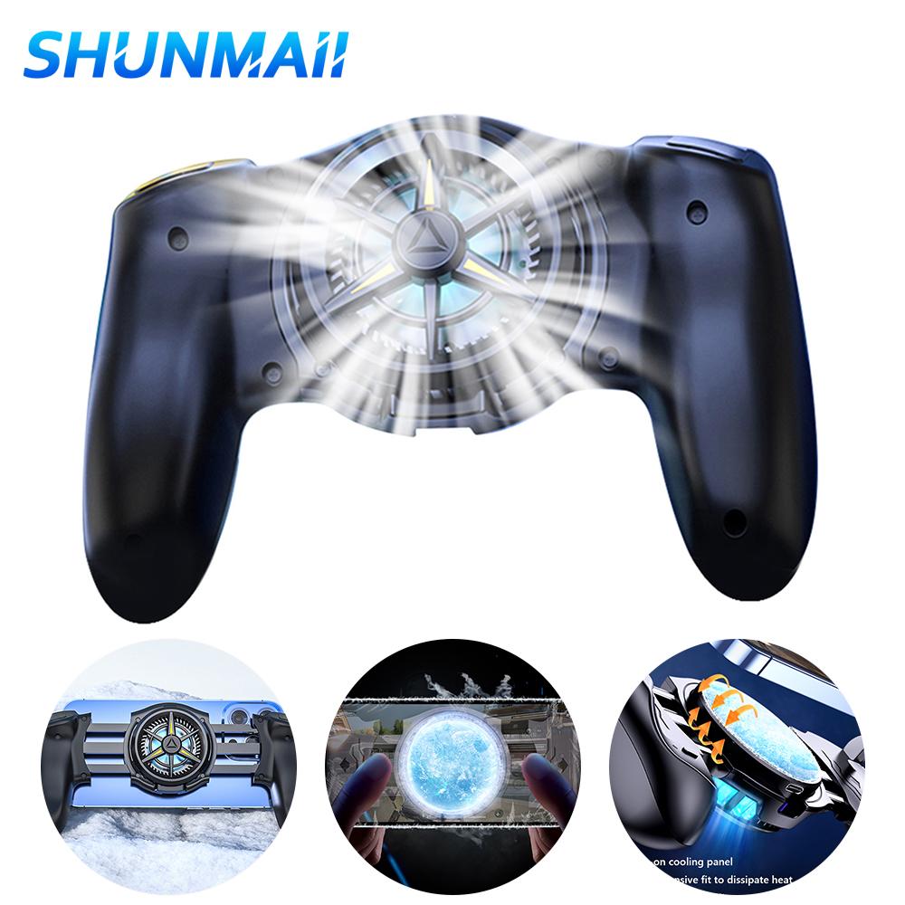 Telescopic Game Controller Mobile Phone Stretching Game Controller with Cooling Fan Stretch Up To 174mm Mobile Gaming Controller