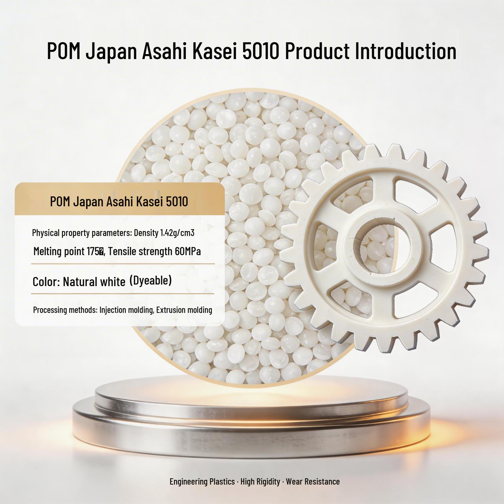 POM Asahi Kasei 5010 Homopolymer Polyoxymethylene Gear Housing Plastic Pellets