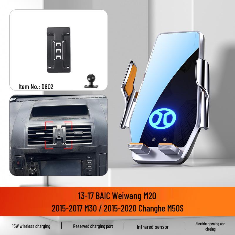 Phone Holder for BAIC Senova EU5 500 with D40x35 25 Round Air Vent