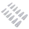 240pcs Artificial Ultra Thin Nail Tips Transparent False Nail Extension Tips Clear Nail Tips