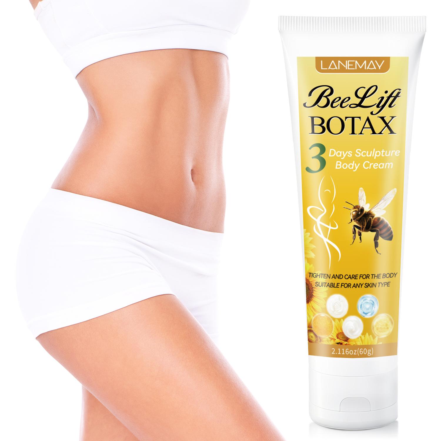 

Beelift Botax Body Cream-Beelift Botax Body Cream-Make Skin Firm And Smooth-3 Days Sculpture Body Cream-Suitable For All Skin Types, 60g