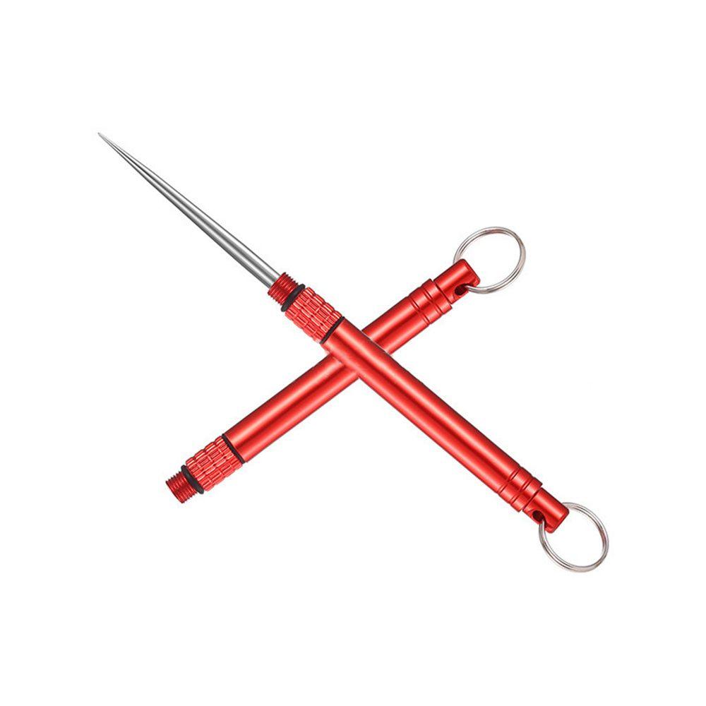 Multi-Purpose Travel Outdoor Camping Tool Portable EDC Tool Metal Toothpick Toothpick Fruit Fork