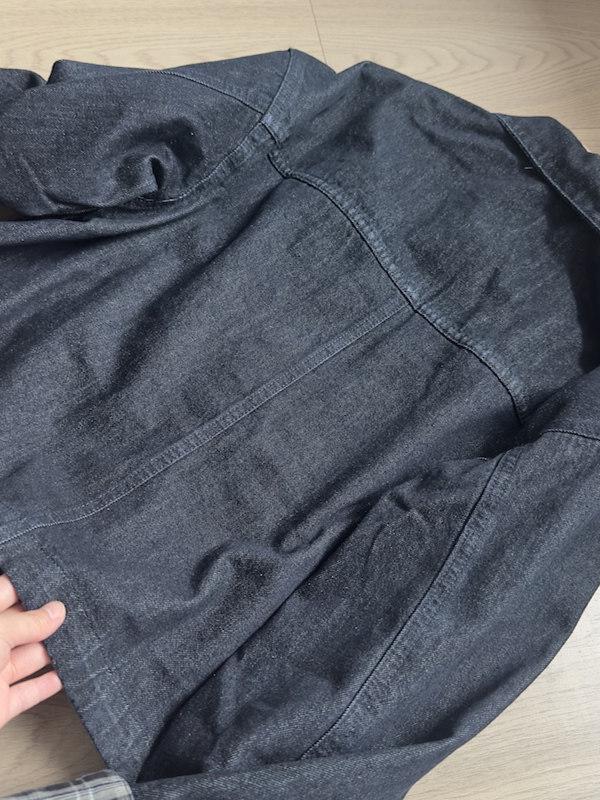 2026 Spring Retro Color Block Patchwork Denim Jacket - Women's Slim-Fit Casual Lapel Short Coat