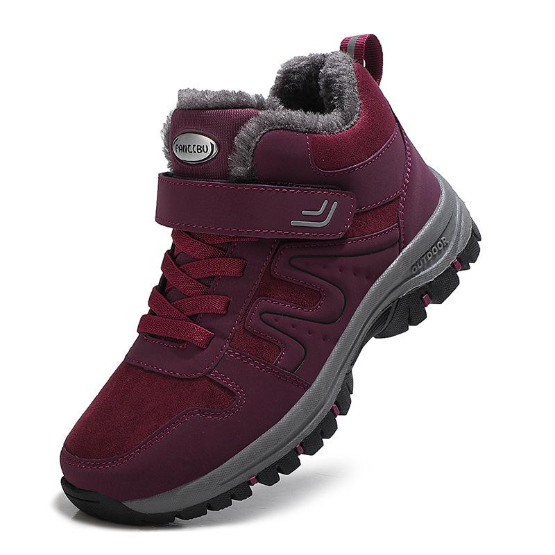 

Осенне-зимняя обувь для пожилых людей, женская хлопковая обувь, высокие бархатные теплые хлопковые туфли, нескользящие туфли для женщин среднего и пожилого возраста, для мам, мужская обувь 35