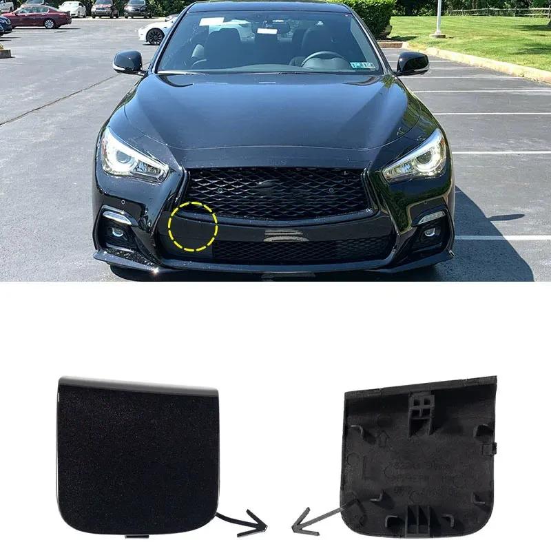 Auto Front or Rear Bumper Tow Hook Cap Towing Eye Cover for Infiniti Q50 2018 2019 2020 2021 2022