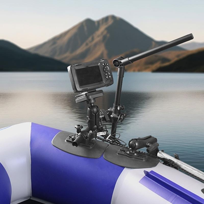 Flexible Fish Locators Adhesive Mounting Base For Watercrafts Multiple Position Adjustment Easy Setups Necessary