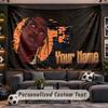 Wall Hanging Tapestry Custom NameTravis Scott Pattern Personalized Printed Fabric Wall Decor