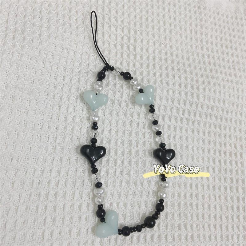 

Star Style Phone Case Bead Chain Ins Wind Internet Celebrity USB Drive Hanging Rope Crystal Jewelry Women s