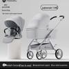 Convertible High Landscape Baby Stroller: Lightweight, Foldable, for Infants & Toddlers Aged 0-3 Years