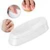 Portable White Nail Dipping Powder Tray Manicure Mould Nail Container