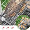Rejilla Portátil de Acero Inoxidable para Parrilla Barbacoa al Aire Libre Cesta para Asar Pescado Mango de Madera Herramienta para Barbacoa Camping Picnic Cocina