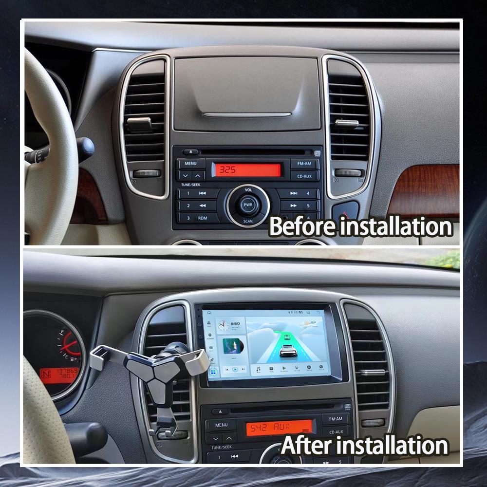 Compatible with 2006-2018 Nissan Sylphy Central Control IPS Screen with Wireless CarPlay and Android Auto.