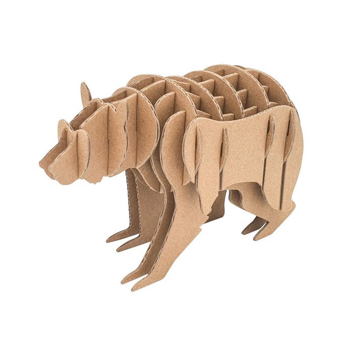 Ours en carton - A assembler - CTOP