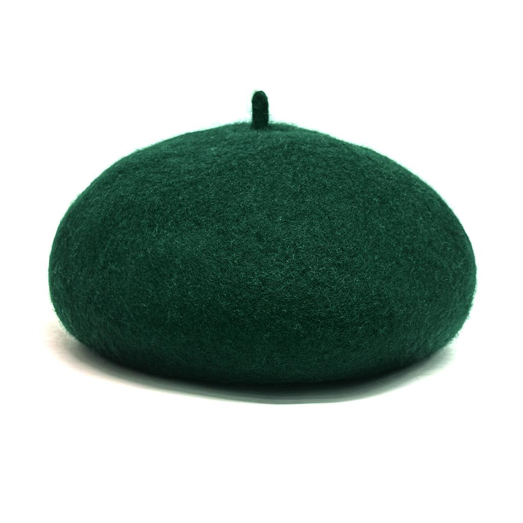 Women's Vintage Artist Beret: Warm Wool Hat for Fall and Winter