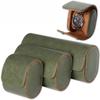 Leather Watch Roll 1 2 3 Slots Luxury Genuine Storage Box Travel Bag Watch Case Gift Box Watch Pouch For Men Women