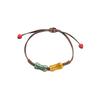 Retro Ethnic Style Ceramic Bracelet - Chinese-style Colorful Porcelain Beads Woven Bracelet