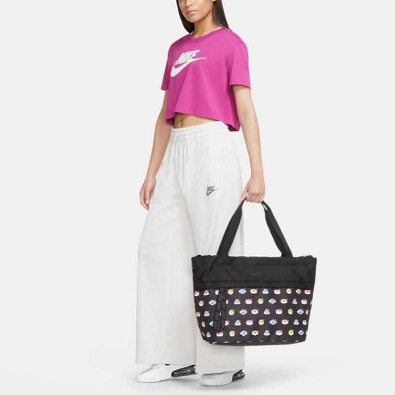 Nike Fabric Tote Bag Shopping Bag Crossbody Handbag Regular Unisex Black Casual DC7361-010