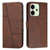 For Oppo Reno14 5G (Global)/Reno14 F 5G Leather Phone Case Foldable Stand Wallet Flip Cover with Strap